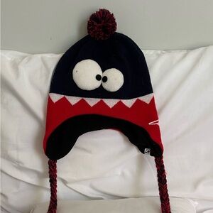 '47 Kids Red and Black Pom-Pom Hat